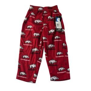 Arkansas Razorbacks Youth Kids 2T Team Colorway Red Pajama Pants NWT